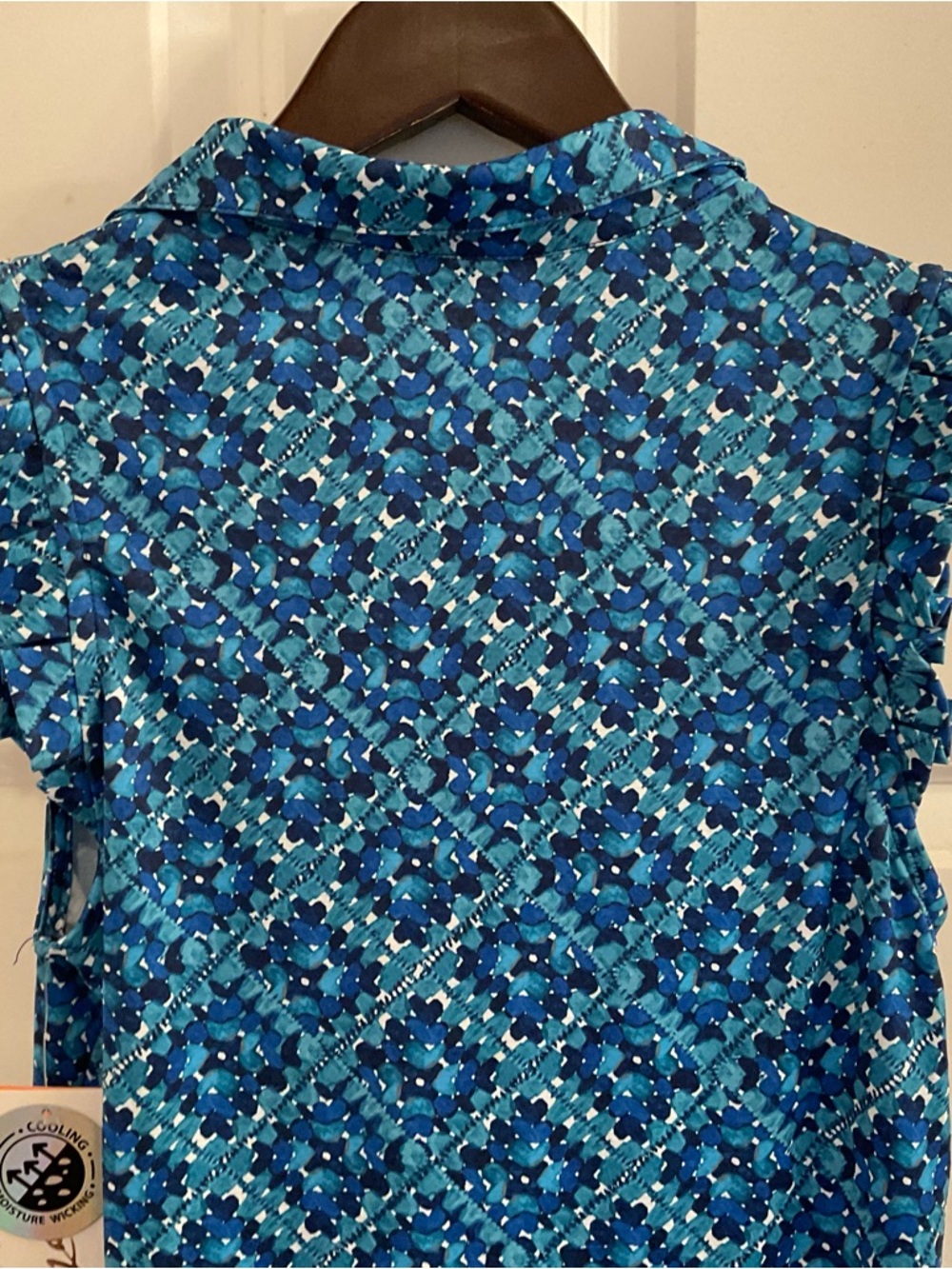 Gottex Golf and Tennis Sleeveless Top - NWT - Small - Blue Tile - Picture 6 of 9